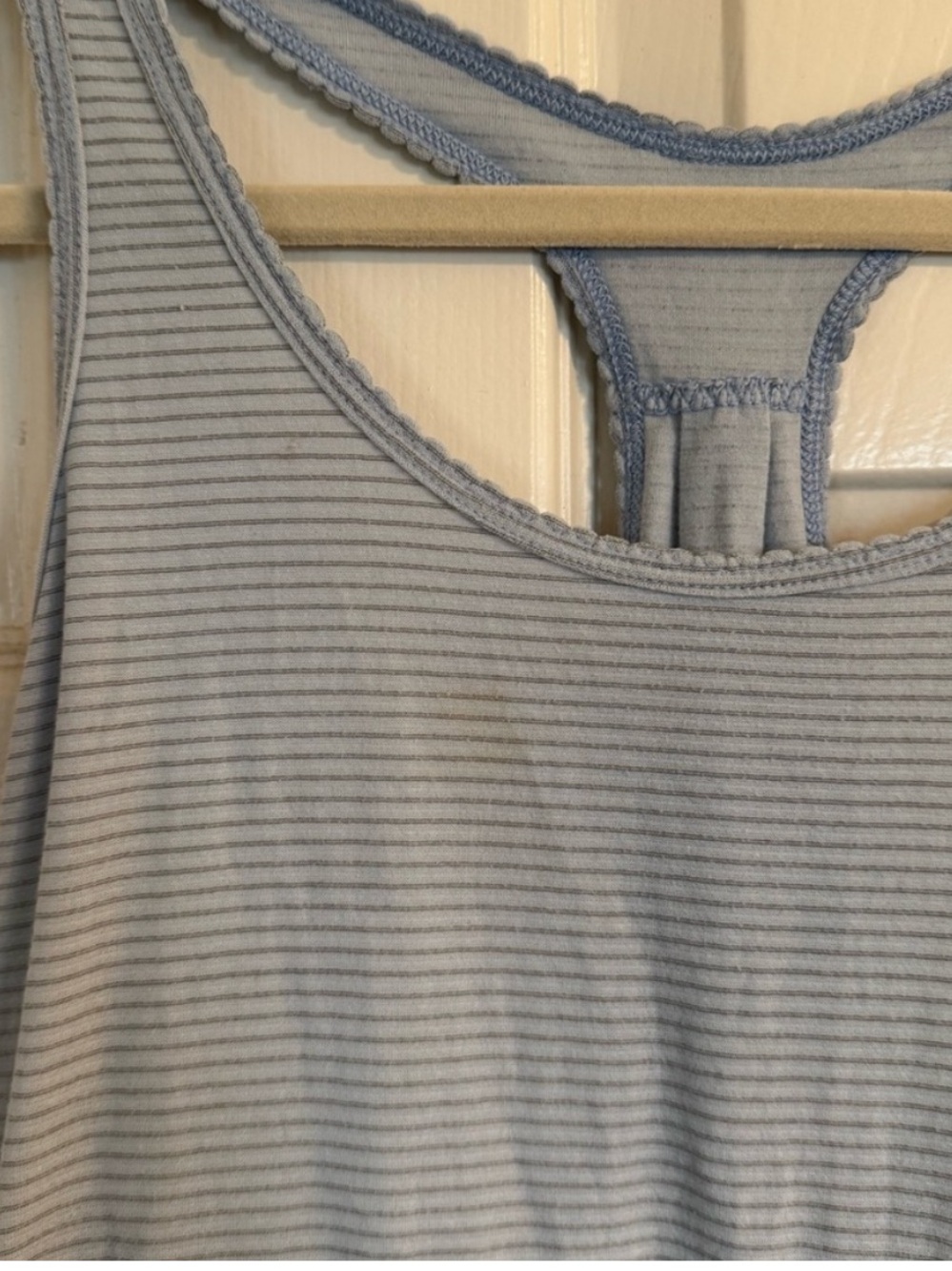 lululemon athletica Light Blue Ribbed Racerback Tank - Picture 4 of 5